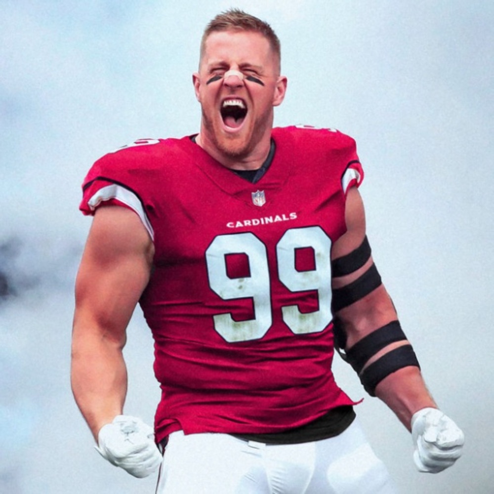 Nike Authentic Arizona Cardinals J.J. Watt #99 NFL Red Jersey Women’s Size: XL - Picture 3 of 10